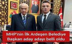 MHP Ardeşen Belediye Başkanlığı için ilk aday adayı Önçırak oldu