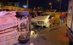 Rize’de İki Otomobil Kafa Kafaya Çarpıştı: 7 Yaralı
