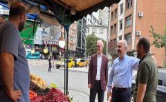 Rize Belediye Başkanı Rahmi Metin'den Esnaf Ziyareti