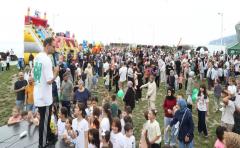 Çayeli’de Çocuk Şenliği: 2 bin aşure, 3 bin mısır dağıtıldı