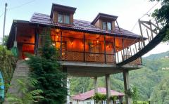 Rize'de yol üstüne villa