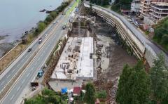 Rize'de Yeni Otobüs Terminali'nde Çalışmalar Devam Ediyor; Otogara Otel de Yapılacak
